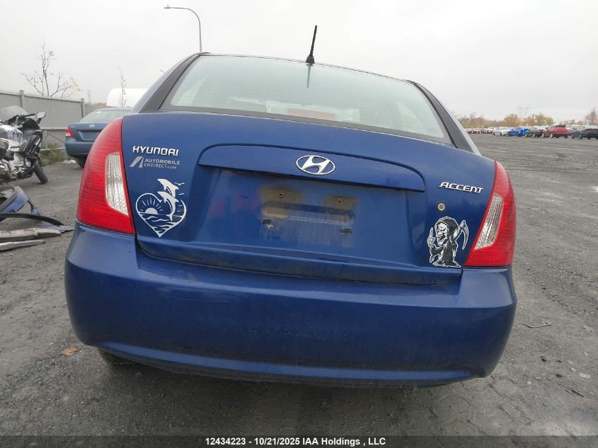 2006 Hyundai Accent Gls VIN: KMHCN45C36U024038 Lot: 12434223