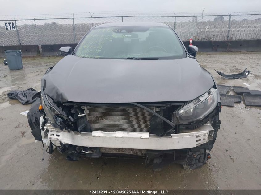 2020 Honda Civic Sport VIN: 2HGFC2F82LH011075 Lot: 12434231