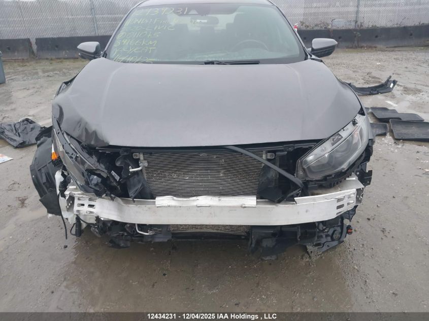 2020 Honda Civic Sport VIN: 2HGFC2F82LH011075 Lot: 12434231