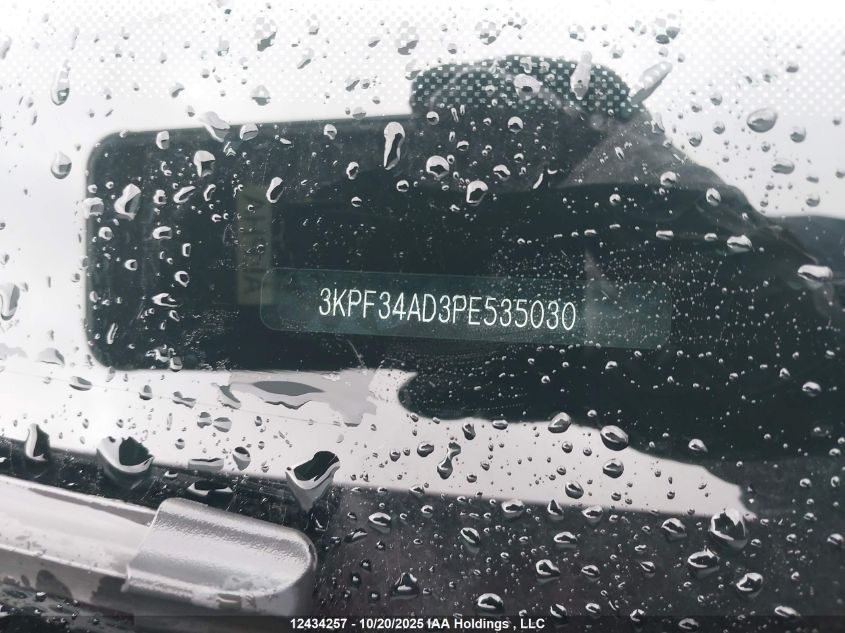 2023 Kia Forte VIN: 3KPF34AD3PE535030 Lot: 12434257