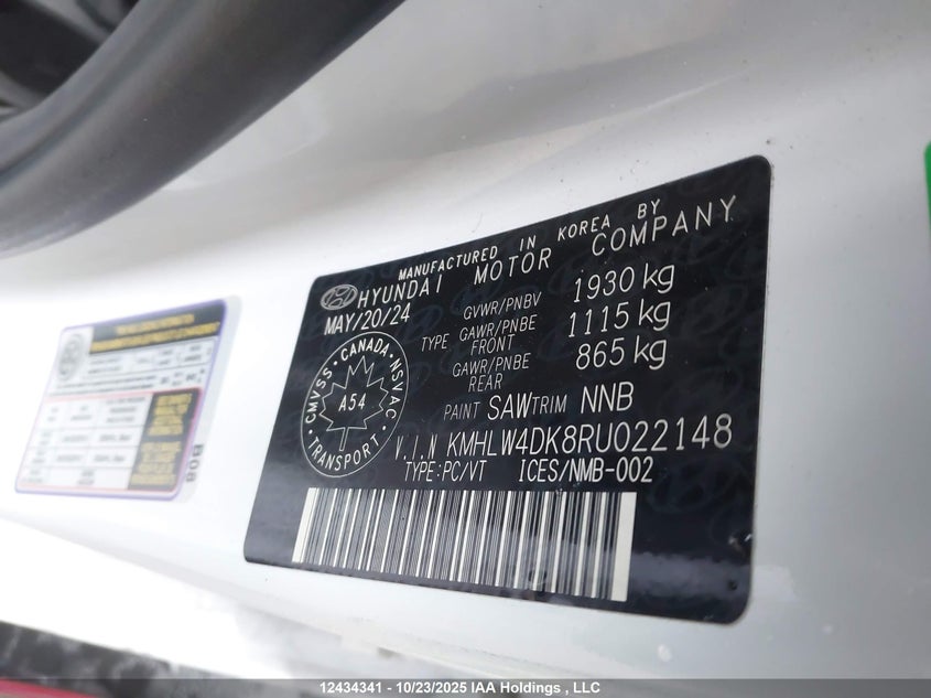 KMHLW4DK8RU022148 2024 HYUNDAI ELANTRA N photo no. 9