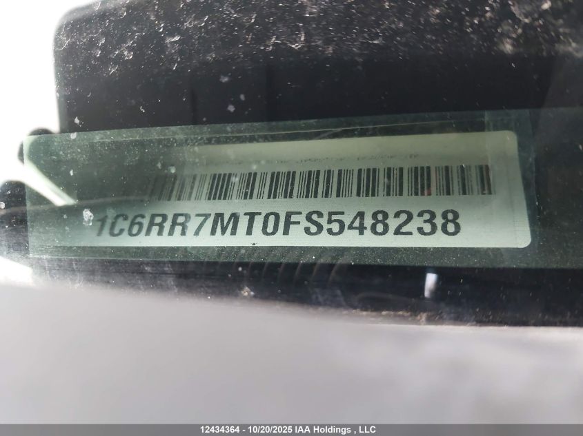 2015 Ram 1500 Sport VIN: 1C6RR7MT0FS548238 Lot: 12434364