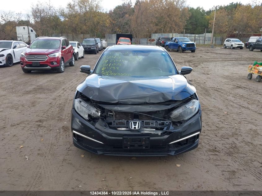 2019 Honda Civic Ex VIN: 2HGFC2F71KH041075 Lot: 12434384