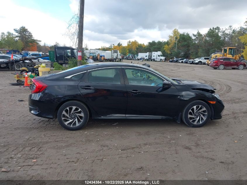 2019 Honda Civic Ex VIN: 2HGFC2F71KH041075 Lot: 12434384