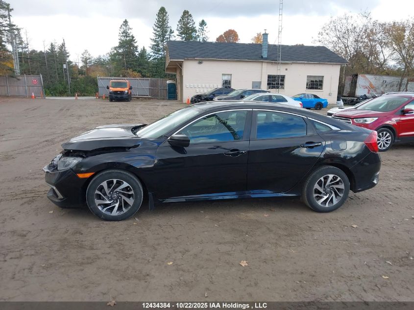 2019 Honda Civic Ex VIN: 2HGFC2F71KH041075 Lot: 12434384