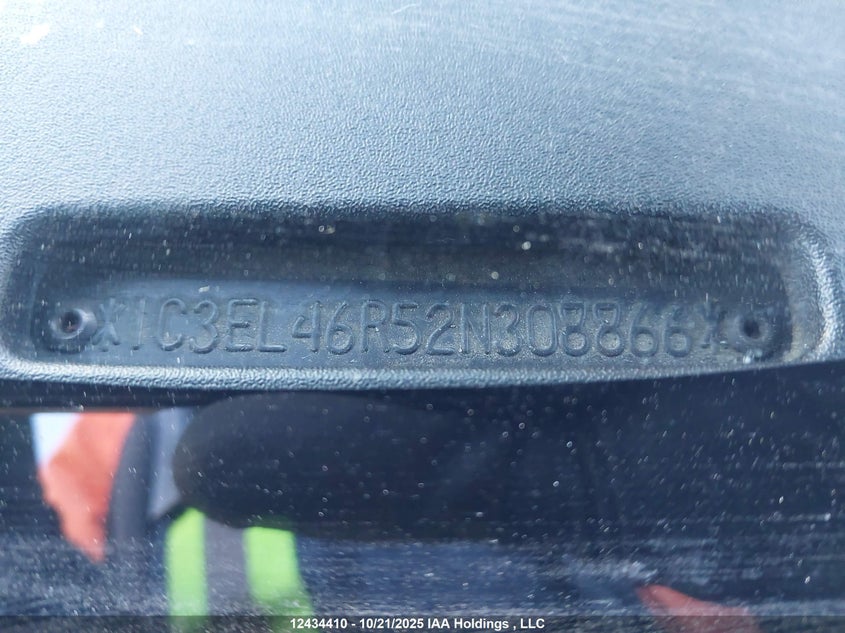 2002 Chrysler Sebring Lx VIN: 1C3EL46R52N308866 Lot: 12434410