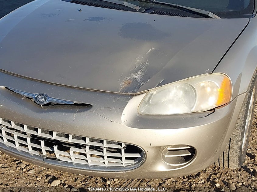 2002 Chrysler Sebring Lx VIN: 1C3EL46R52N308866 Lot: 12434410