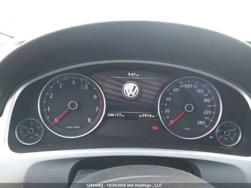 2011 Volkswagen Touareg 3.6L Comfortline/3.6L Execline/3.6L Highline VIN: WVGFF9BP0BD005360 Lot: 12434462