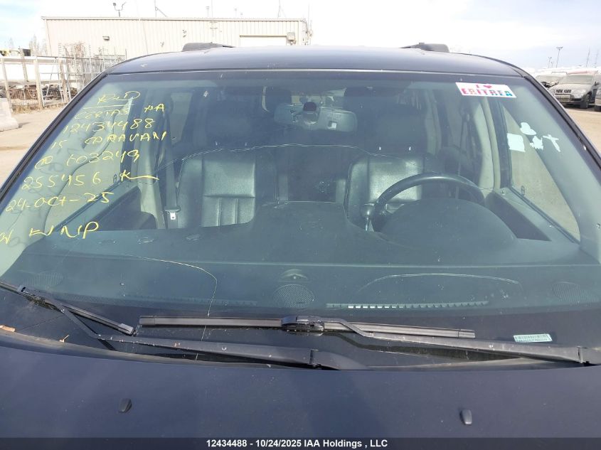 2015 Dodge Grand Caravan Crew VIN: 2C4RDGDG2FR603249 Lot: 12434488