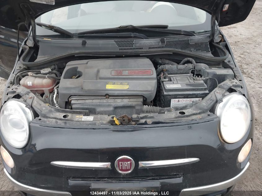 2013 Fiat 500 Lounge VIN: 3C3CFFCR7DT552472 Lot: 12434497