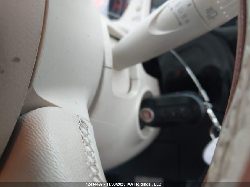 2013 Fiat 500 Lounge VIN: 3C3CFFCR7DT552472 Lot: 12434497