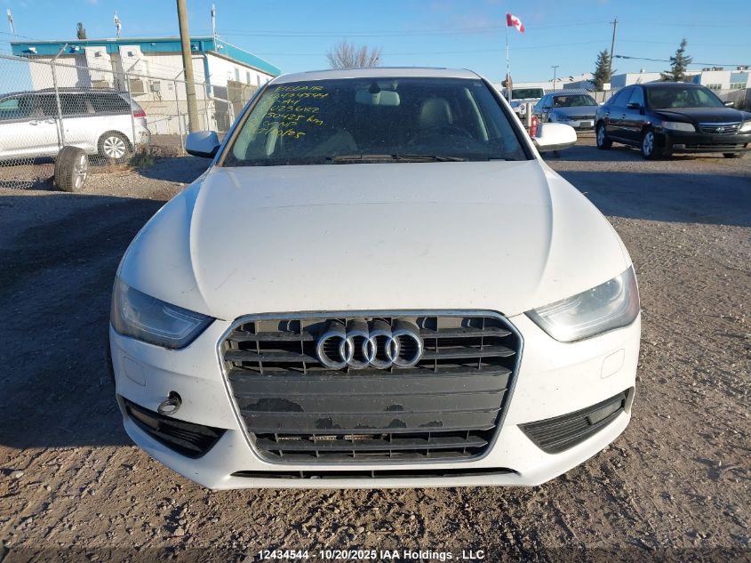 2013 Audi A4 Premium VIN: WAUBFCFL0DN023682 Lot: 12434544