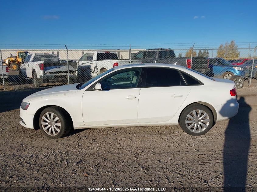 2013 Audi A4 Premium VIN: WAUBFCFL0DN023682 Lot: 12434544