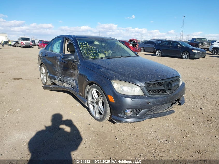 2010 Mercedes-Benz C 350 4Matic grey  gas WDDGF8HB8AF513440 photo #1