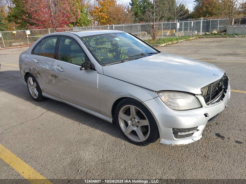 2011 Mercedes-Benz C 300 4Matic VIN: WDDGF8BB8BF588293 Lot: 12434607