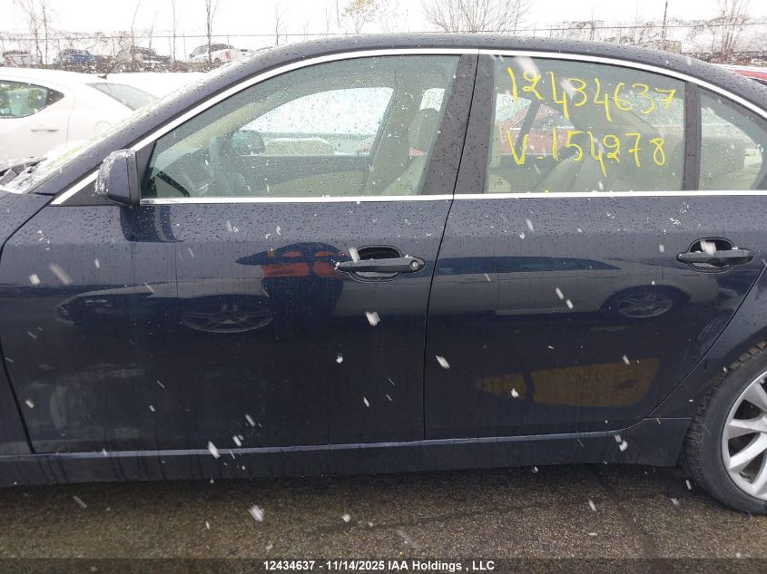 2009 BMW 528I xDrive VIN: WBANV13559C154278 Lot: 12434637