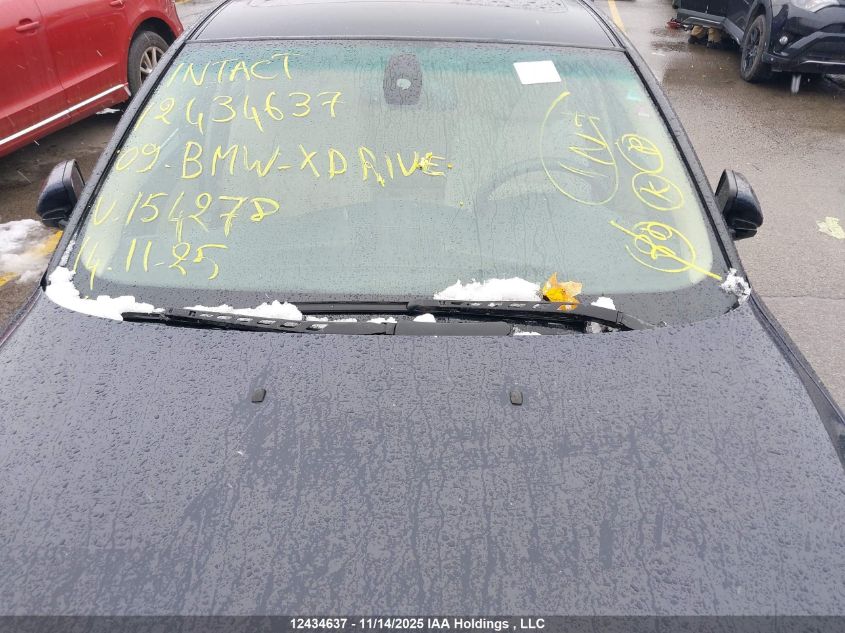 2009 BMW 528I xDrive VIN: WBANV13559C154278 Lot: 12434637