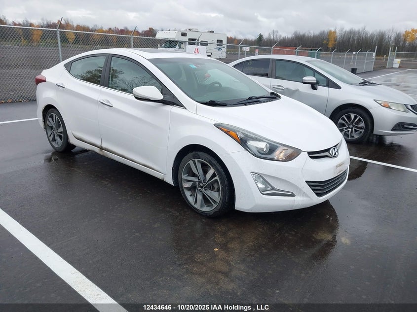 KMHDH4AH9GU493620 2016 Hyundai Elantra Limited auction photo 1