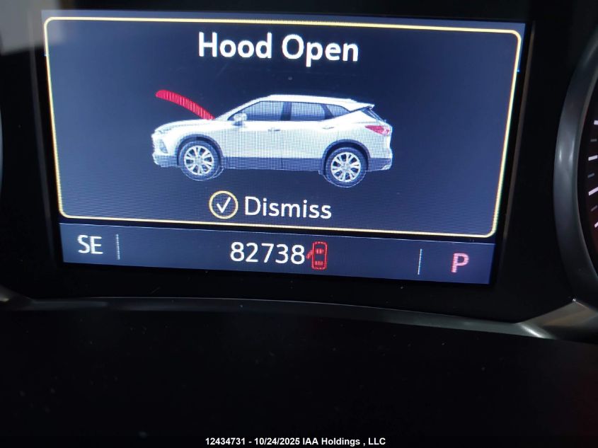 2021 Chevrolet Blazer VIN: 3GNKBJRS5MS501050 Lot: 12434731