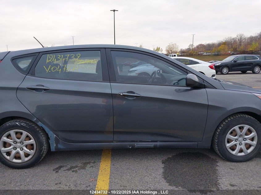 2012 Hyundai Accent Gls/Gs VIN: KMHCT5AE7CU047871 Lot: 12434732