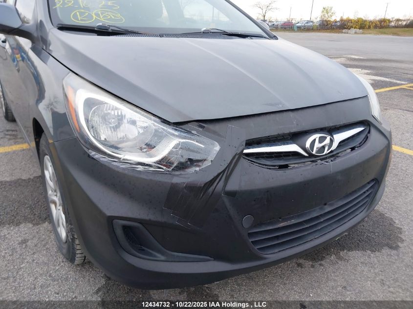 2012 Hyundai Accent Gls/Gs VIN: KMHCT5AE7CU047871 Lot: 12434732