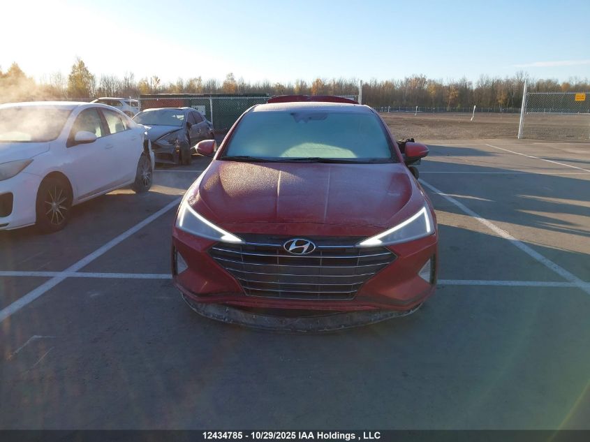 2019 Hyundai Elantra VIN: KMHD84LFXKU874977 Lot: 12434785