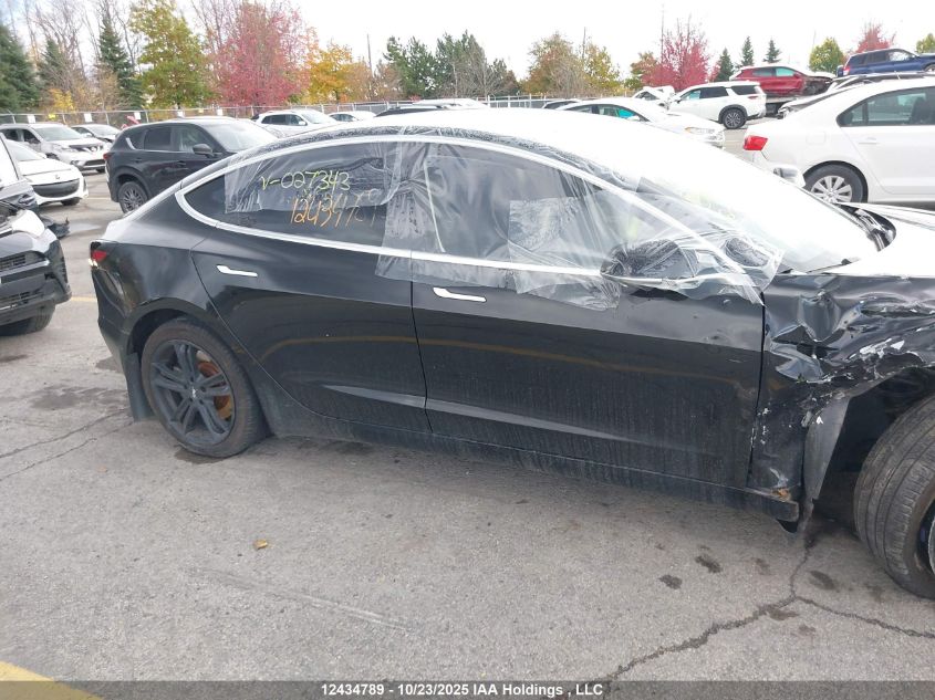 2018 Tesla Model 3 Long Range/Mid Range VIN: 5YJ3E1EA8JF027343 Lot: 12434789