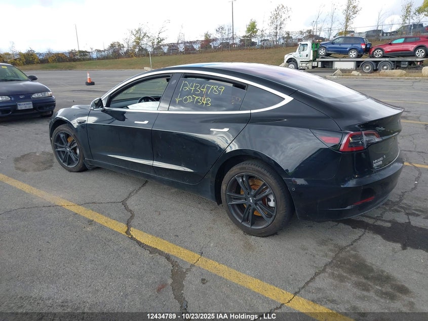 5YJ3E1EA8JF027343 2018 TESLA MODEL 3 photo no. 3