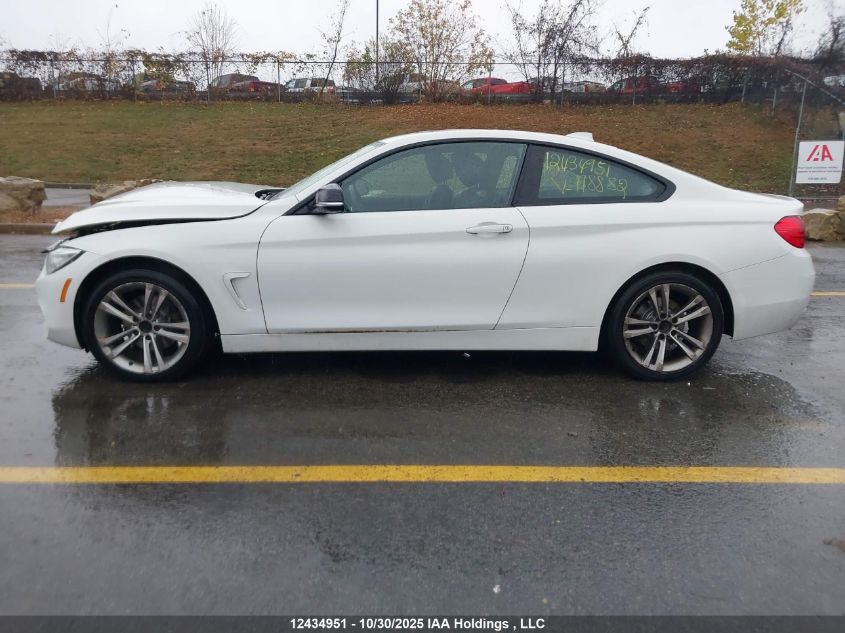 2015 BMW 428I xDrive VIN: WBA3N5C59FK198882 Lot: 12434951
