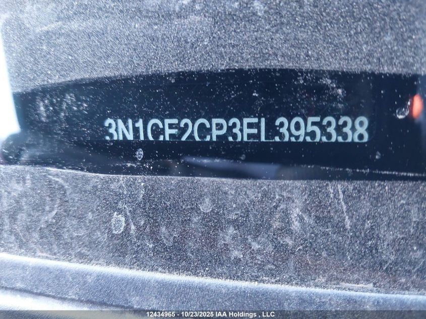 2014 Nissan Versa Note S/S Plus/Sv/Sl VIN: 3N1CE2CP3EL395338 Lot: 12434965