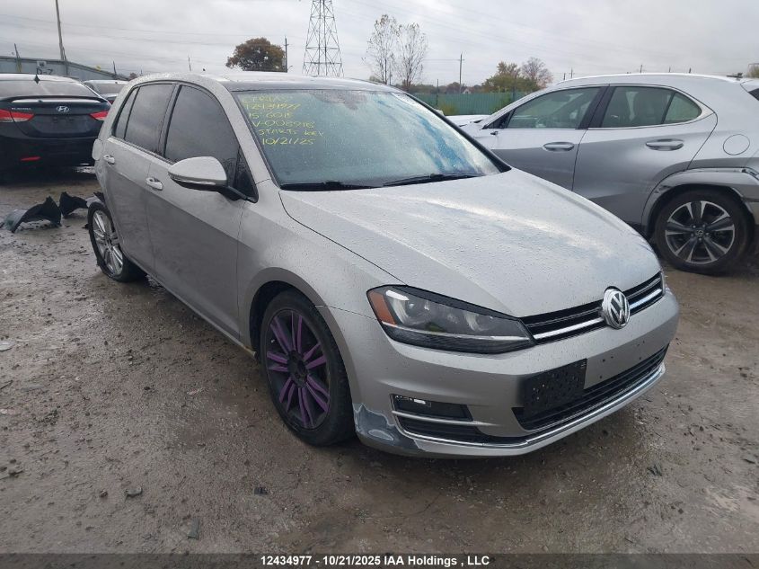 3VW217AU1FM008918 VOLKSWAGEN GOLF Photo 1