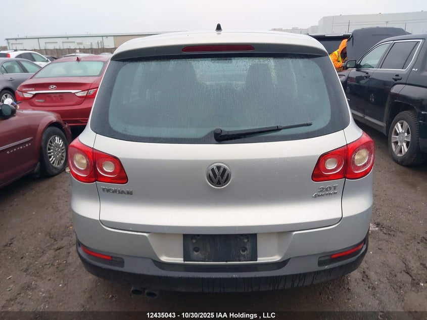2011 Volkswagen Tiguan 2.0 Tsi Comfortline/2.0 Tsi Highline/2.0 Tsi Trendline VIN: WVGBV7AX3BW528867 Lot: 12435043