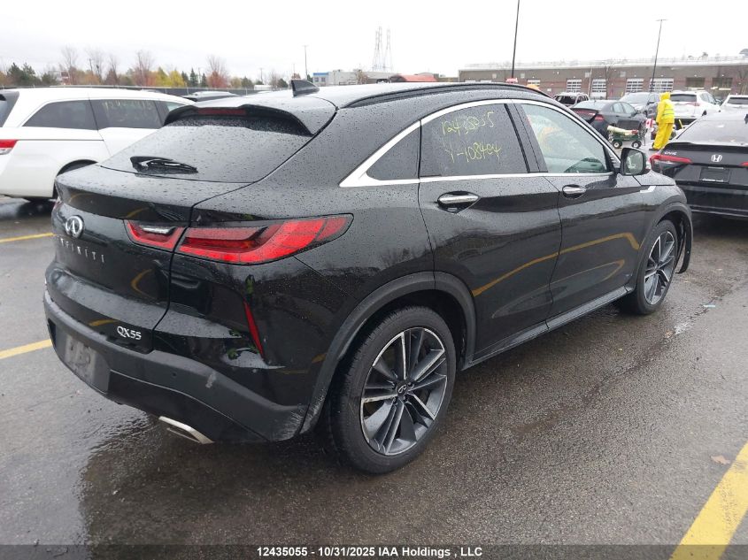 2024 Infiniti Qx55 Luxe VIN: 3PCAJ5JR0RF108404 Lot: 12435055