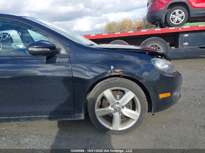 2012 Volkswagen Golf 2.5L Comfortline/2.5L Highline/2.5L Sportline/2.5L Trendline VIN: WVWDA7AJ5CW139444 Lot: 12435066