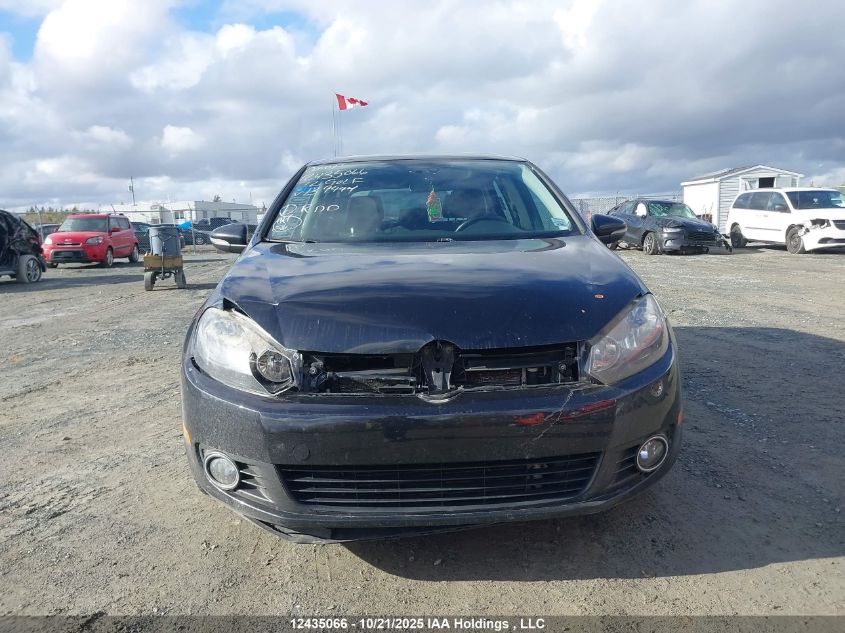 2012 Volkswagen Golf 2.5L Comfortline/2.5L Highline/2.5L Sportline/2.5L Trendline VIN: WVWDA7AJ5CW139444 Lot: 12435066