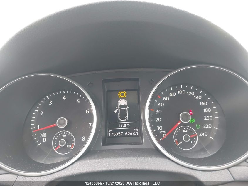 2012 Volkswagen Golf 2.5L Comfortline/2.5L Highline/2.5L Sportline/2.5L Trendline VIN: WVWDA7AJ5CW139444 Lot: 12435066