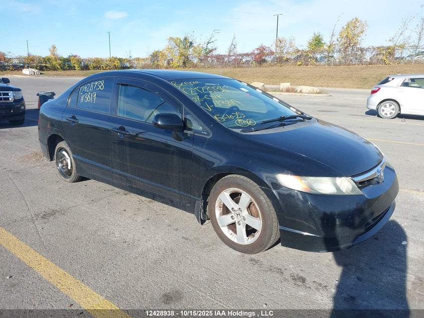 2HGFA15968H113819 2008 Honda Civic Ex-L auction photo 1
