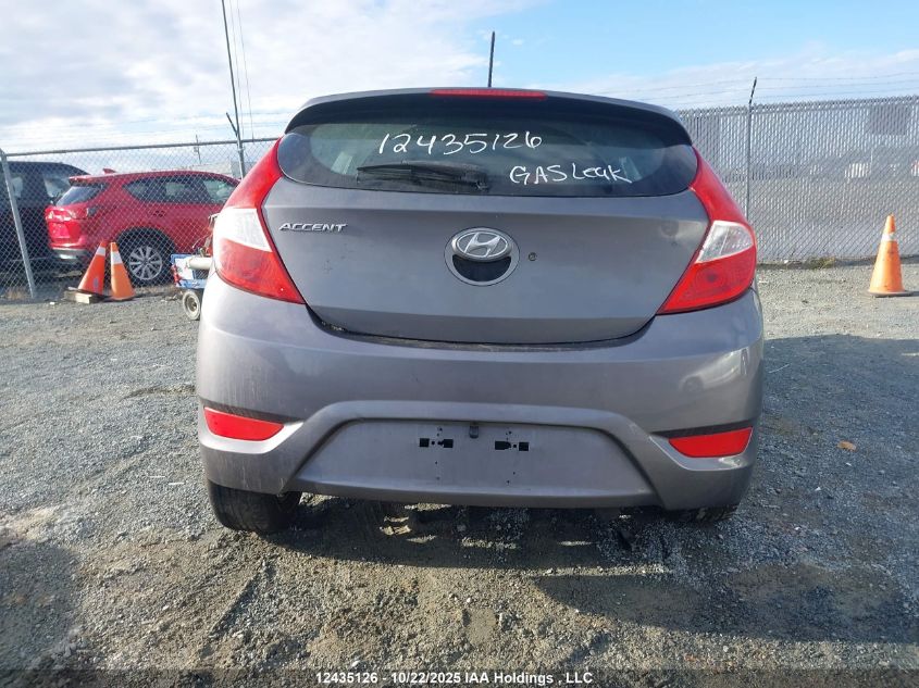 2013 Hyundai Accent Gl VIN: KMHCT5AE5DU117160 Lot: 12435126