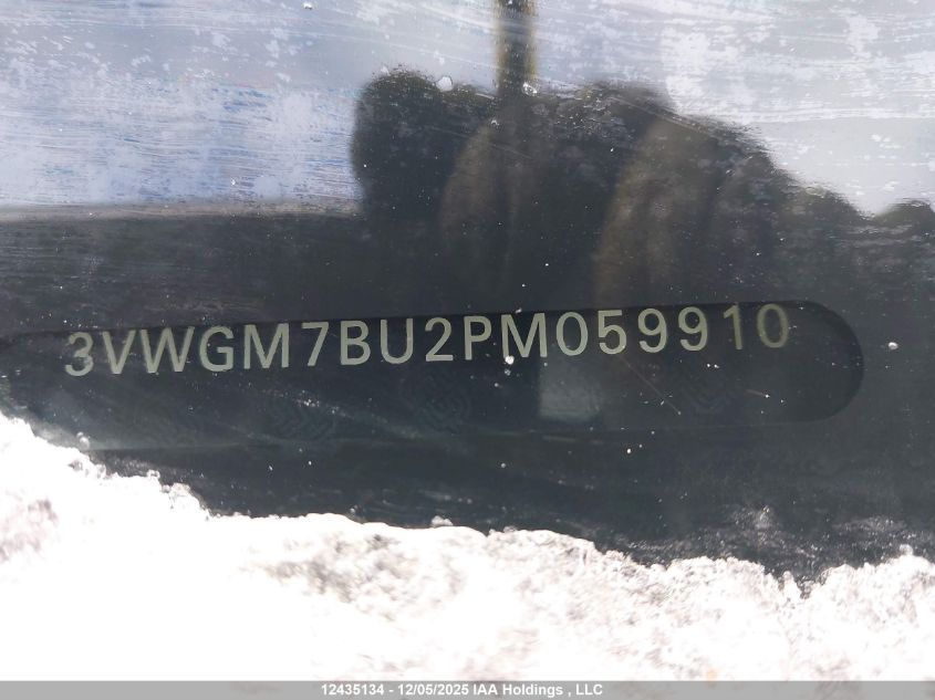 2023 Volkswagen Jetta VIN: 3VWGM7BU2PM059910 Lot: 12435134