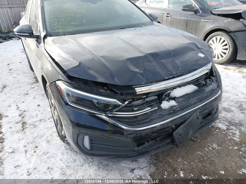 2023 Volkswagen Jetta VIN: 3VWGM7BU2PM059910 Lot: 12435134