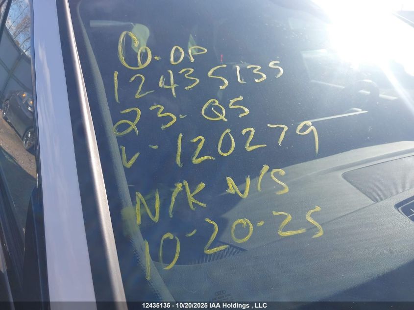 2023 Audi Q5 45 Progressiv VIN: WA1EAAFY0P2120279 Lot: 12435135