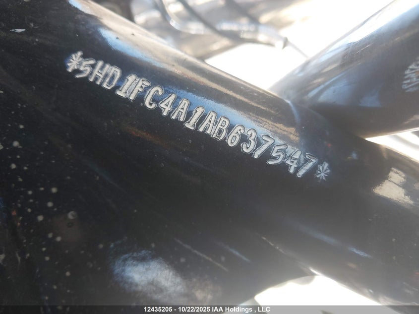 2010 Harley-Davidson Flhtcu VIN: 5HD1FC4A1AB637547 Lot: 12435205