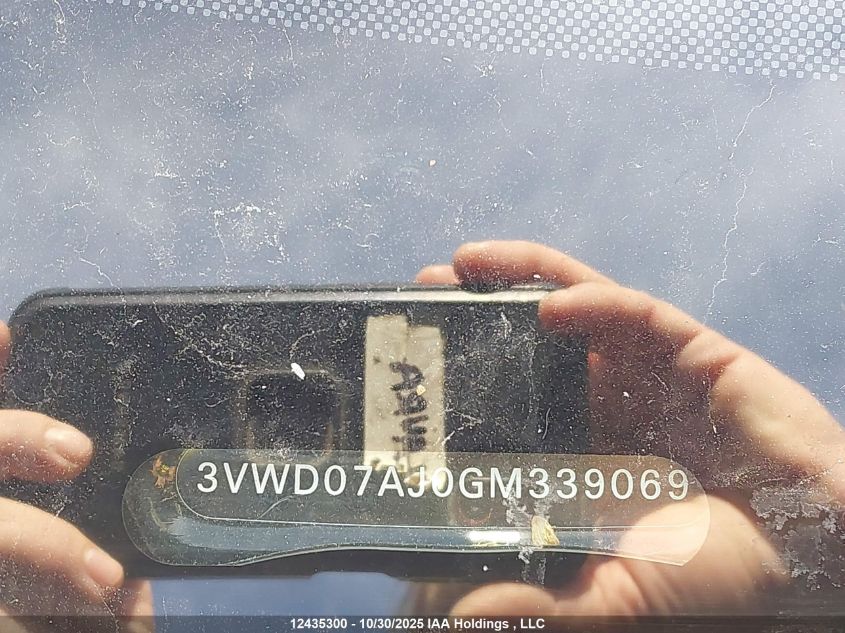 2016 Volkswagen Jetta Comfortline VIN: 3VWD07AJ0GM339069 Lot: 12435300