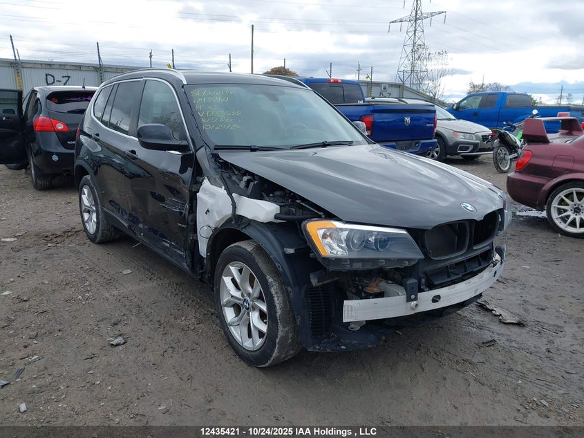 2014 BMW X3 xDrive28I VIN: 5UXWX9C58E0D33539 Lot: 12435421