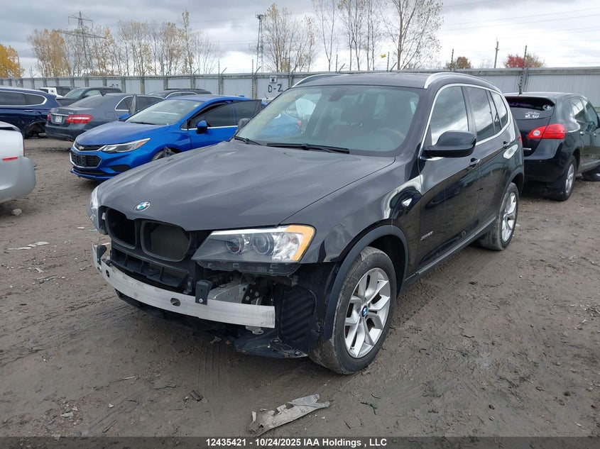 2014 BMW X3 xDrive28I VIN: 5UXWX9C58E0D33539 Lot: 12435421