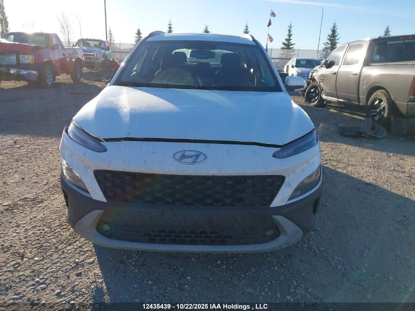 2022 Hyundai Kona Sel/Se VIN: KM8K2CAB4NU803409 Lot: 12435439