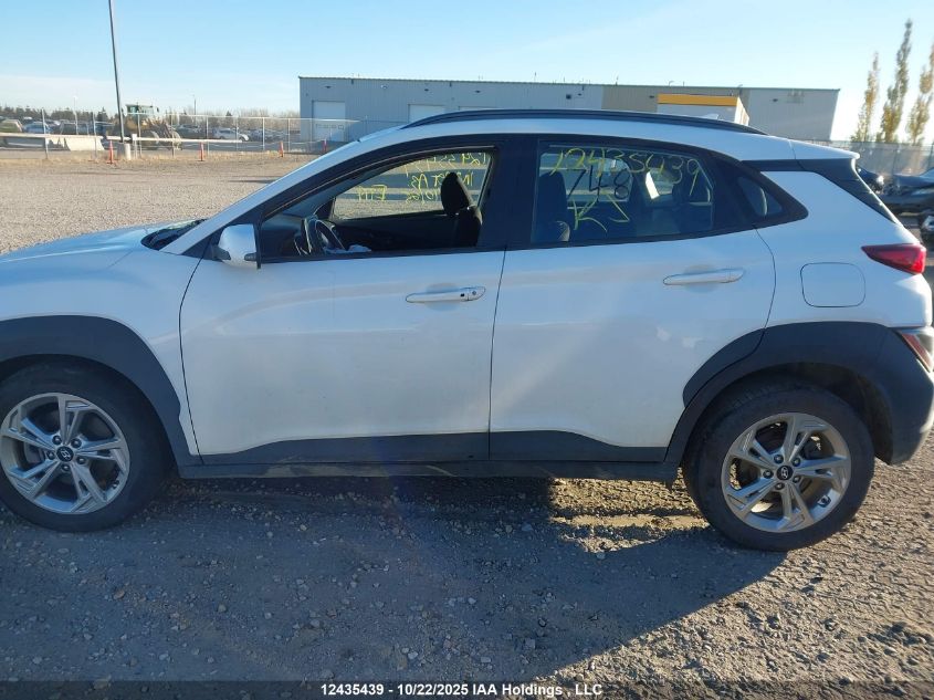 2022 Hyundai Kona Sel/Se VIN: KM8K2CAB4NU803409 Lot: 12435439