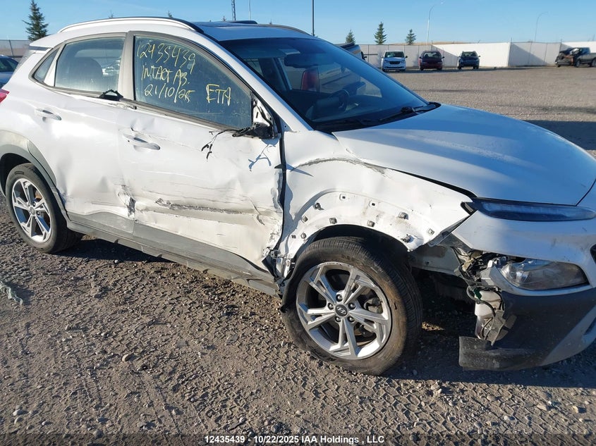 2022 Hyundai Kona Sel/Se VIN: KM8K2CAB4NU803409 Lot: 12435439