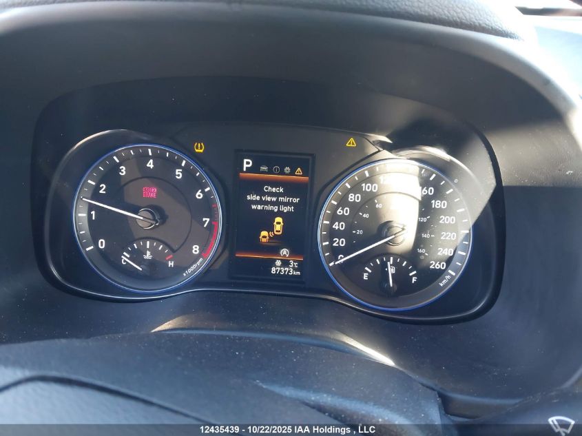 2022 Hyundai Kona Sel/Se VIN: KM8K2CAB4NU803409 Lot: 12435439