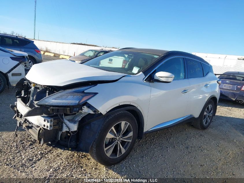 2019 Nissan Murano S VIN: 5N1AZ2MJ3KN114259 Lot: 12435453